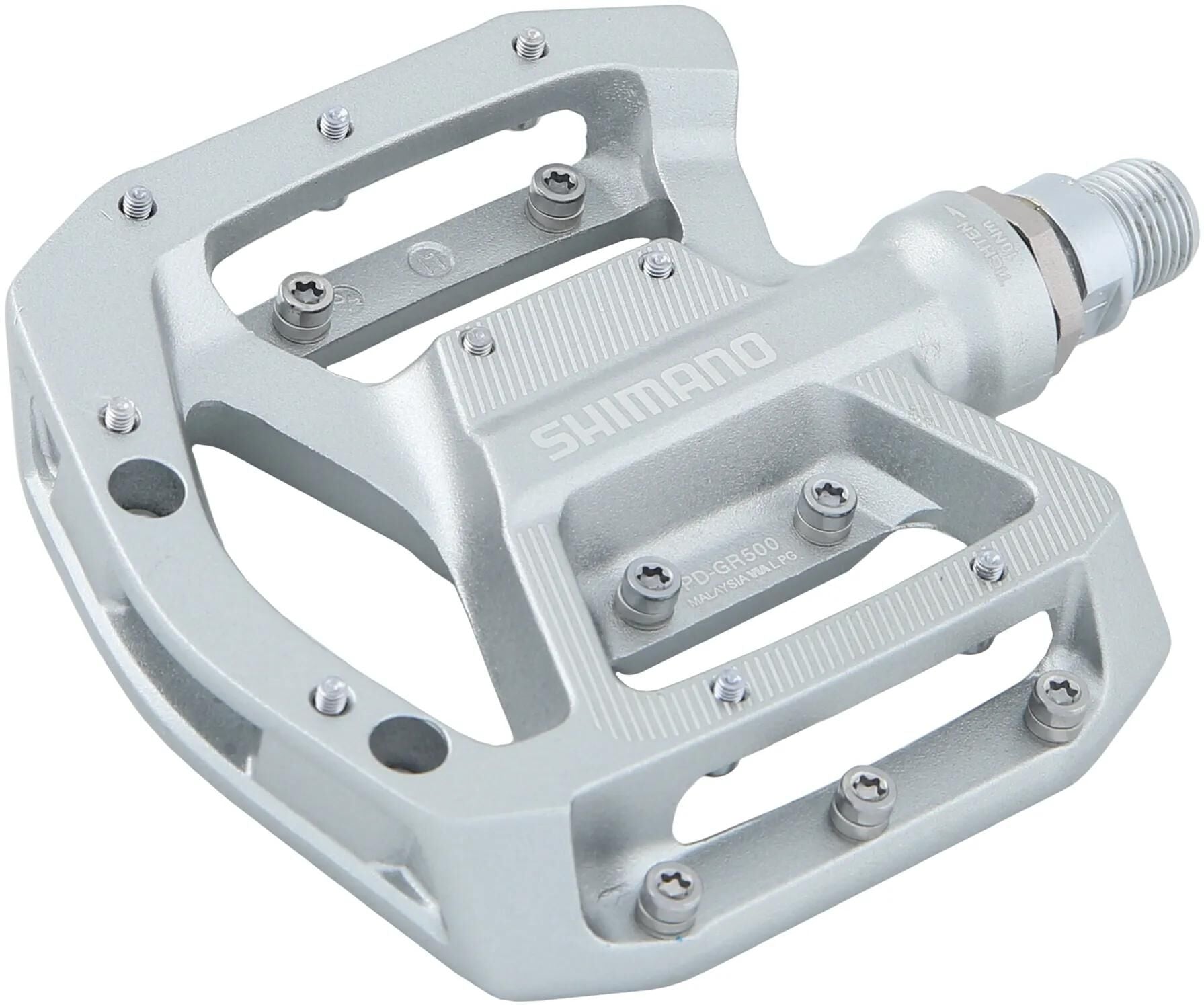 Shimano Pedal Set MTB BMX PD-GR500 Plattform Silber