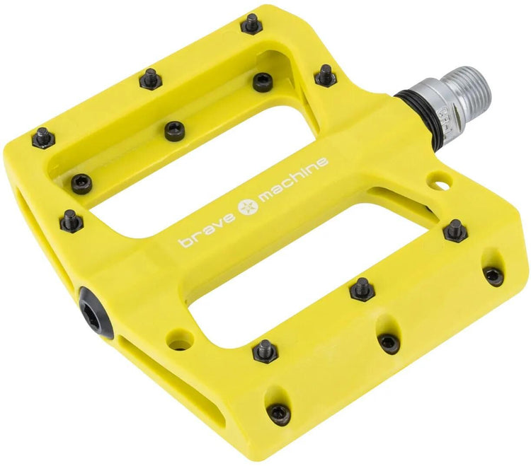 Mutiger Platf.Pedal Dirt2 Limegreen