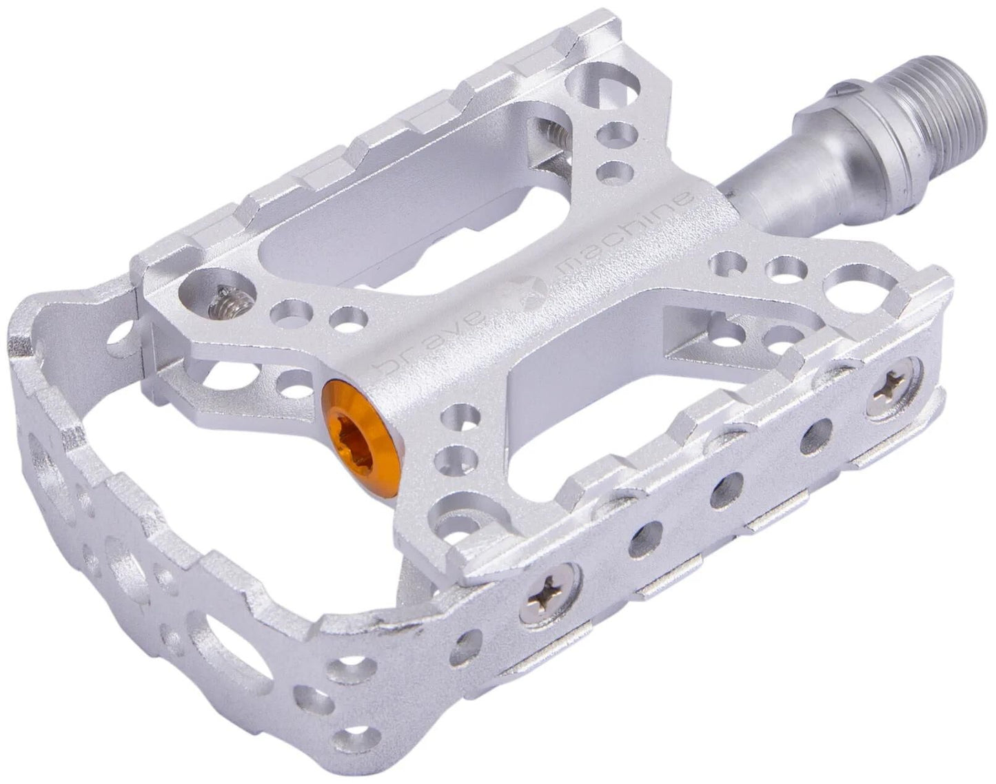 Brave Plattform Pedal Silber
