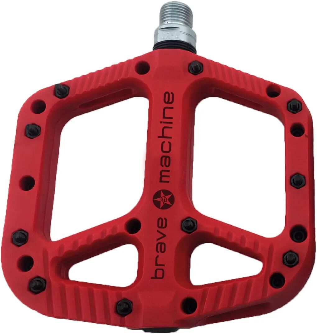 Mutige Plattform Pedal Freeride XL Rot