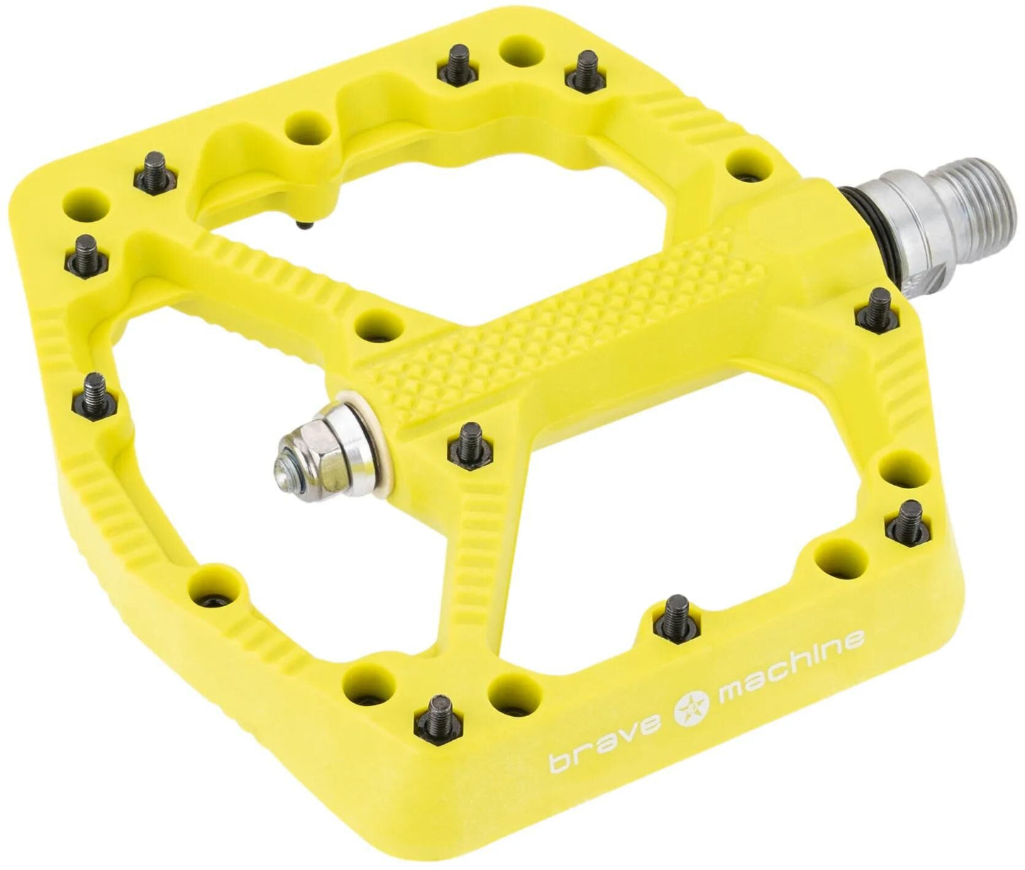 Brave Platpedal Freeride 1 Limegreen