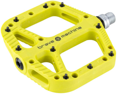 Brave Plattform Pedaal Freeride XL Mod. 19 Plattform Pedal Freeride XL Limegreen