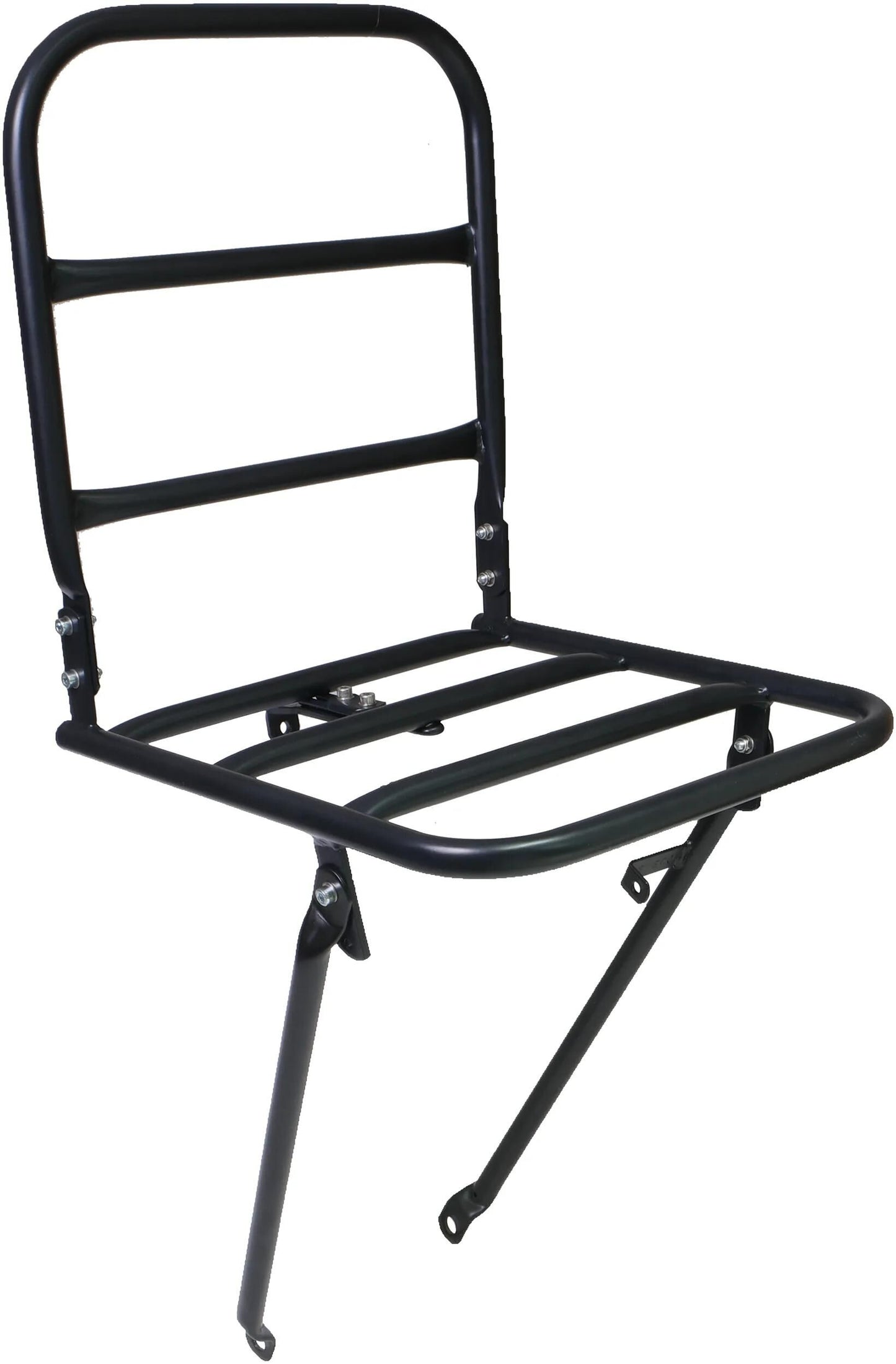 Steco Gepäckträger, Vorderradträger 26 28, Stahl, mattschwarz