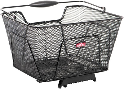 Unix Heckkorb Reano Steel, schwarz