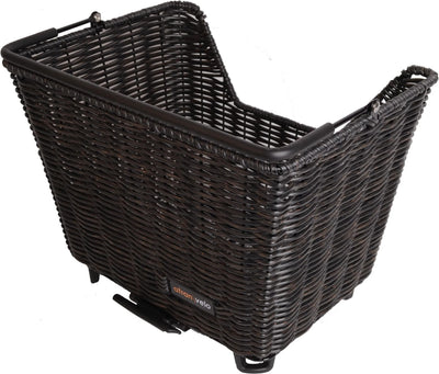 Atranvelo Fahrradkorb, Picknickkorb hinten, Picknickkorb hinten, Picknickkorb schwarz