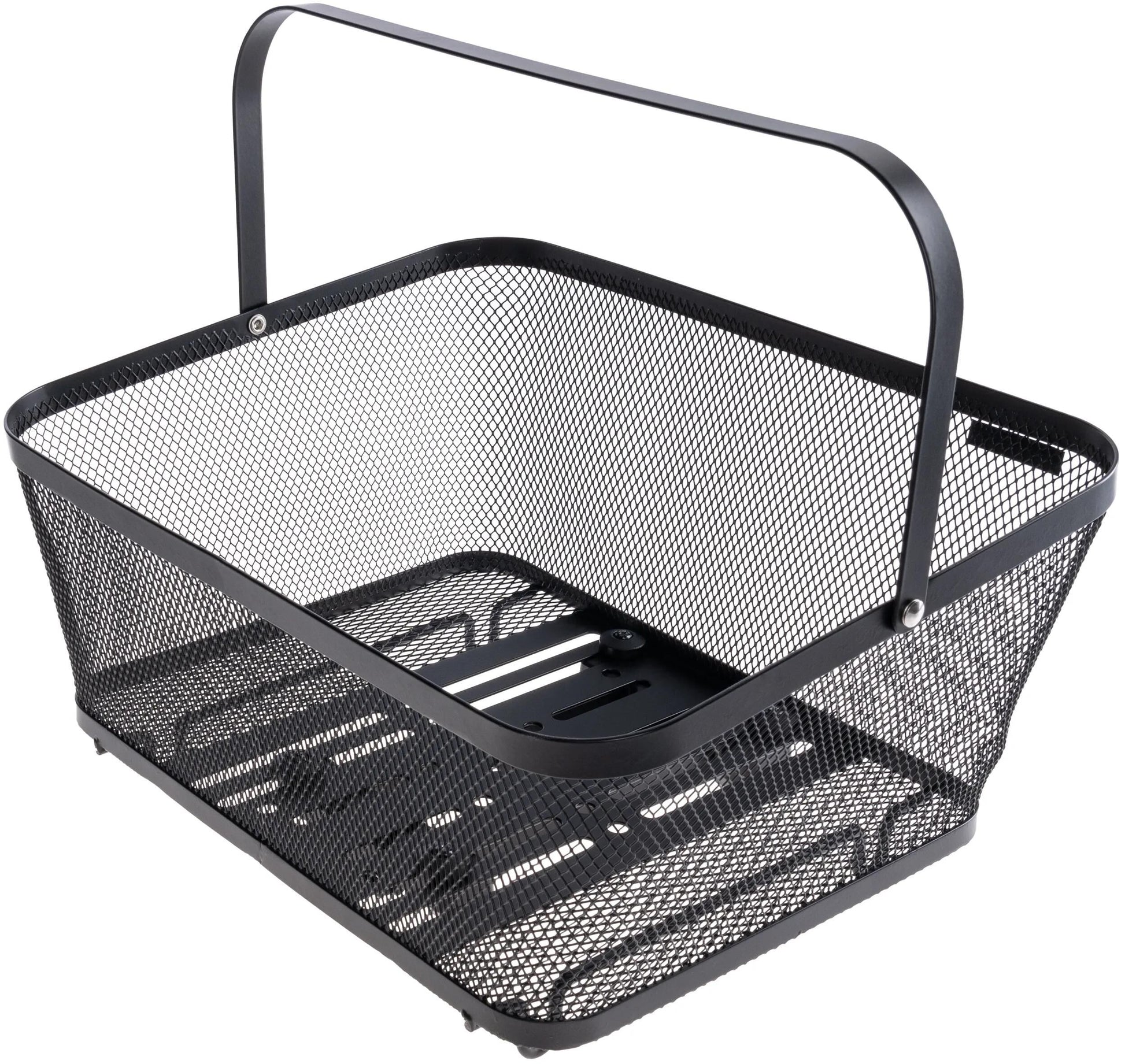 Contec Fahrradkorb, auf der Rückseite von Vero Mik 2.0 ct HR-Korb Vero Mik 2.0 Stahl 40x30x18 14 cm schwarz