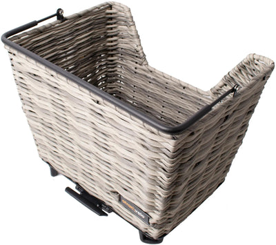 Atranvelo Fahrradkorb, Picknick-AVS-Heckkorb, Picknick-AVS, grau