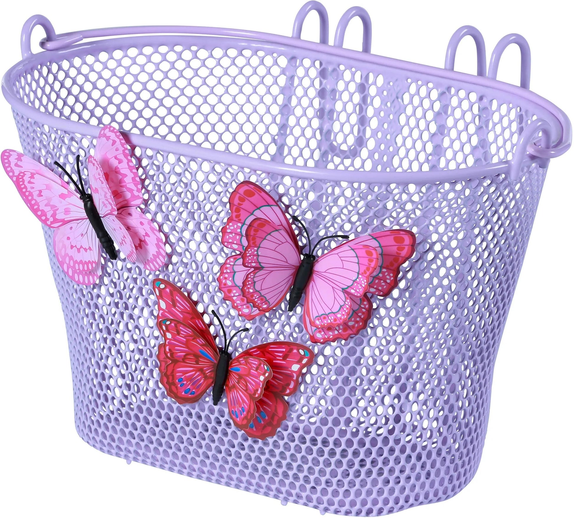 Basil Jasmin Butterfly – Kinderfahrradkorb – vorne oder hinten – lila