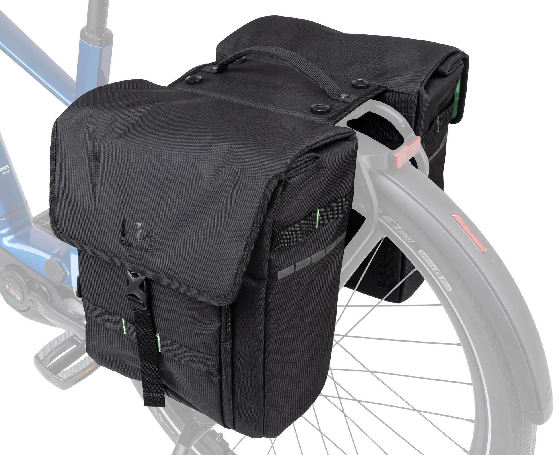 Contec Doppeltasche über Weekender. CT Twin Bags über Weeke RT Schwarz