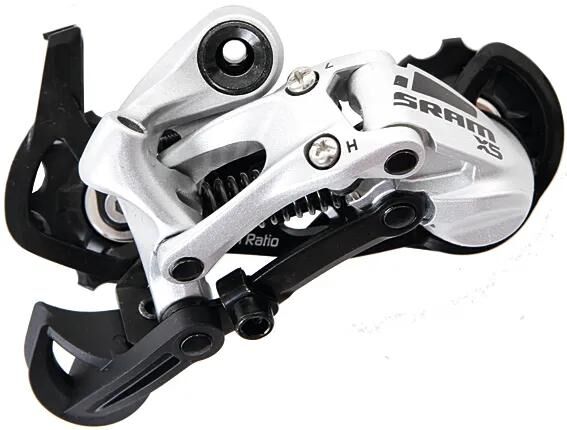 SRAM HINTERSAGE. X5 9-sp Med.cage Sil.