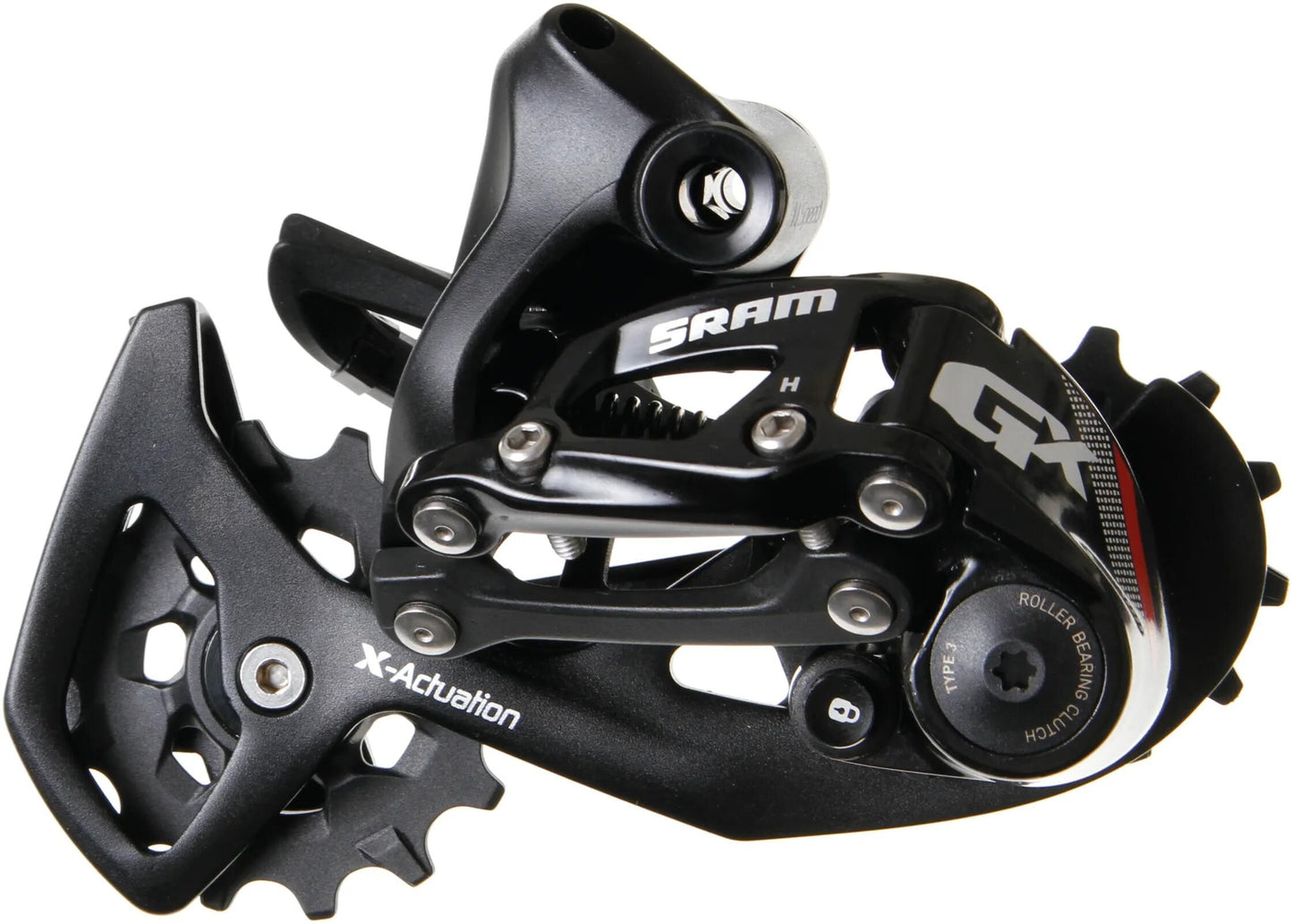 SRAM HINTER-DERGLEUR GX 11-SP ALU MED. Käfig rot