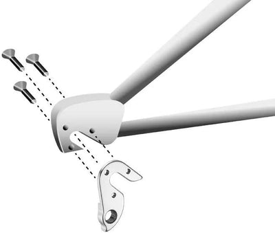 Union Kettenschaltungsunterlagen GH-154 verschiedene Marken mit Schraubensatz