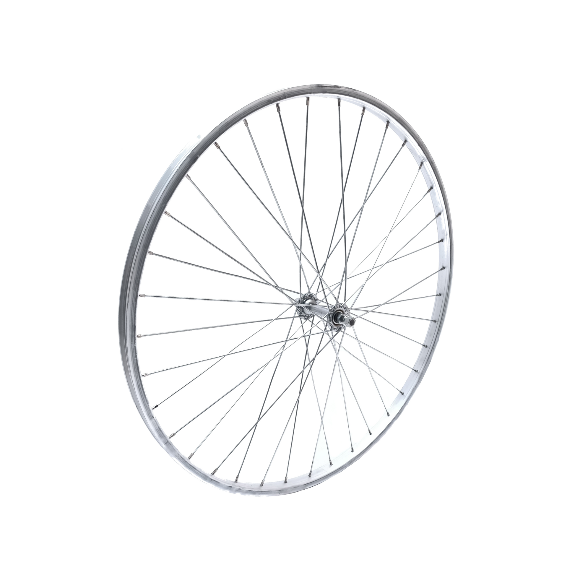 Vorderrad 26x1 3 8 Aluminium Silber
