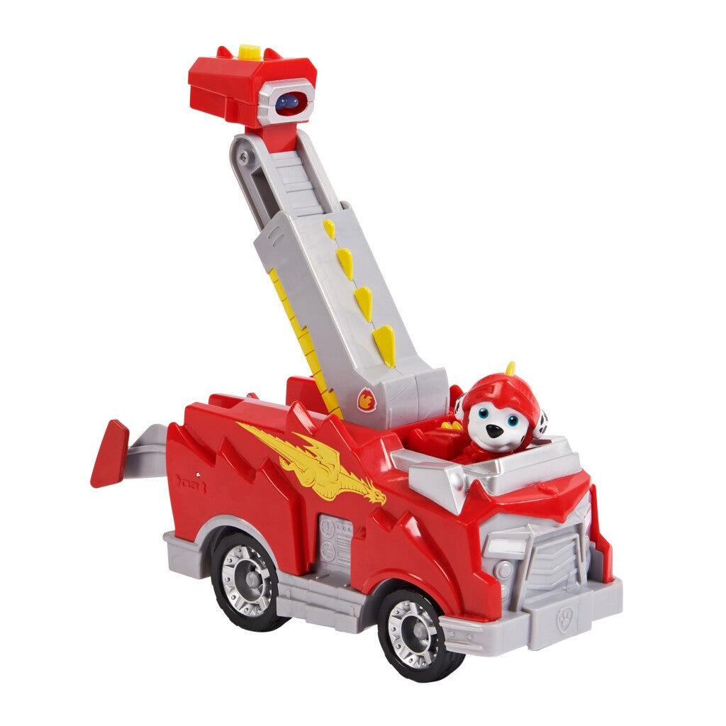 Paw Patrol Rescue Knights Marshall + Deluxe Fahrzeug