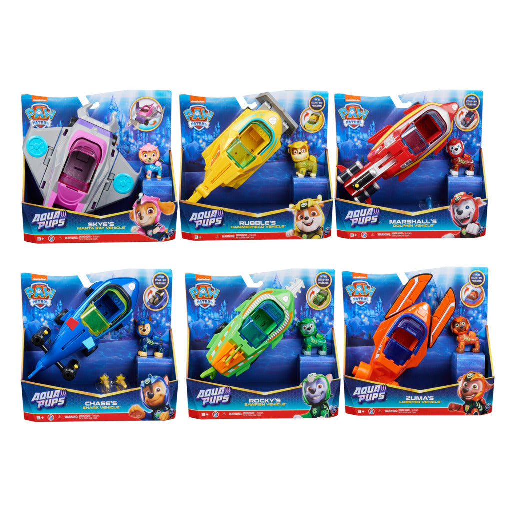 Paw Patrol Aqua Welpen spielen Set