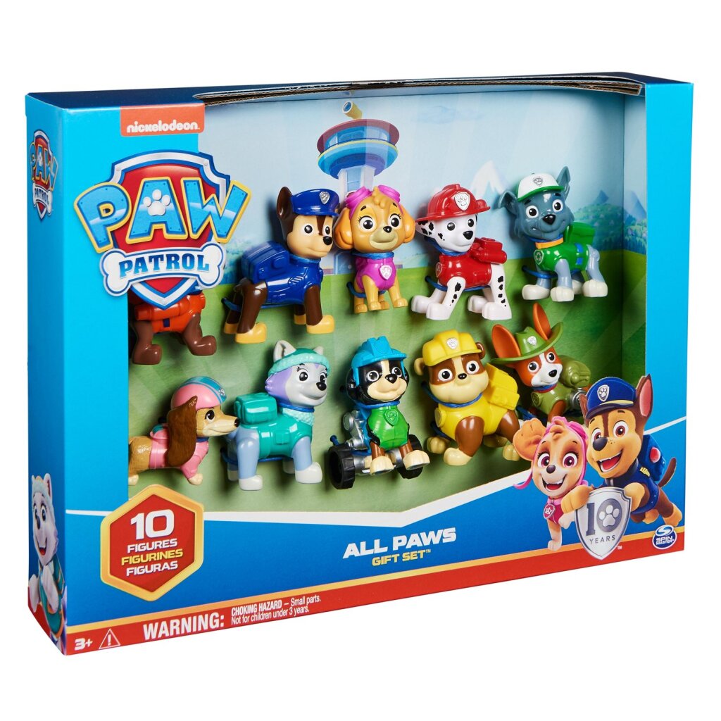 Paw Patrol Geschenkset 10 Figuren