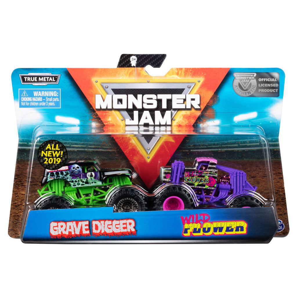 Monster High Monster Jam Druckguss-Trucks 1:64 2 Stück sortiert