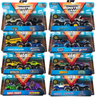 Monster High Monster Jam Druckguss-Trucks 1:64 2 Stück sortiert