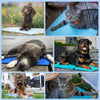 Noosli noosli self -cooling coole matte für hunde und katzen 76x103 cm seeblau