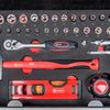 Connex Werkzeugkoffer 100-teiliger Aluminiumkoffer