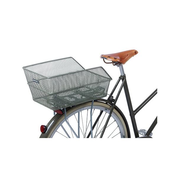 Basilikum Cento - Fahrradkorb - auf der Rückseite - Olivengrün