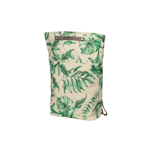 Basil Ever-Green Doppel-Fahrradtasche – nachhaltig, hip, grün, 14-18L