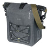 Basil Einzeltasche Navigator Storm M Mik 12–15 l 14 x 25 x 36 cm – Schwarz