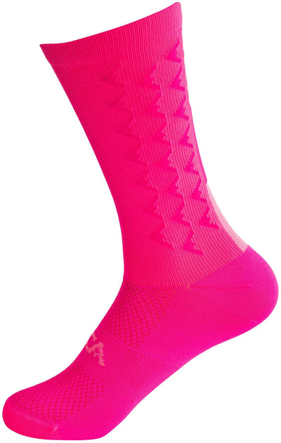 Silca Sock aero hohe Größe l Neonrosa