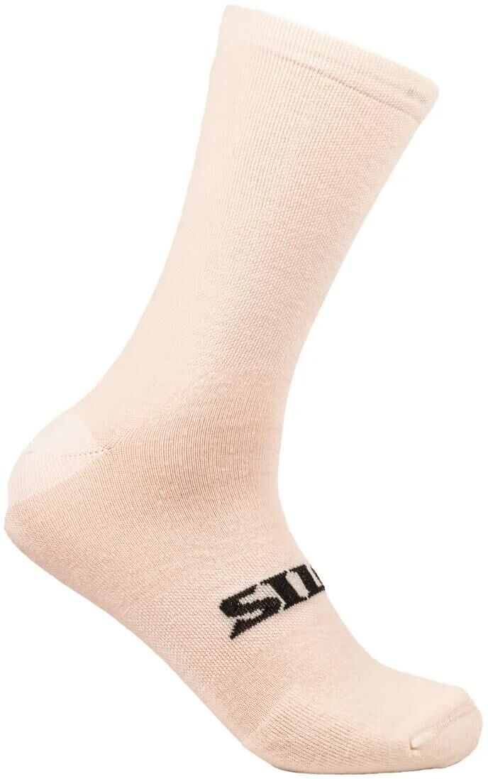 Silca Socken Kieswolle Größe L Weiß