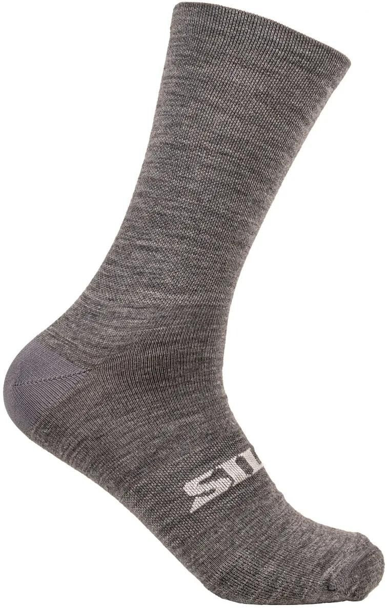 Silca Socken aus Kieswolle, Socke, Kieswolle, Größe S, grau