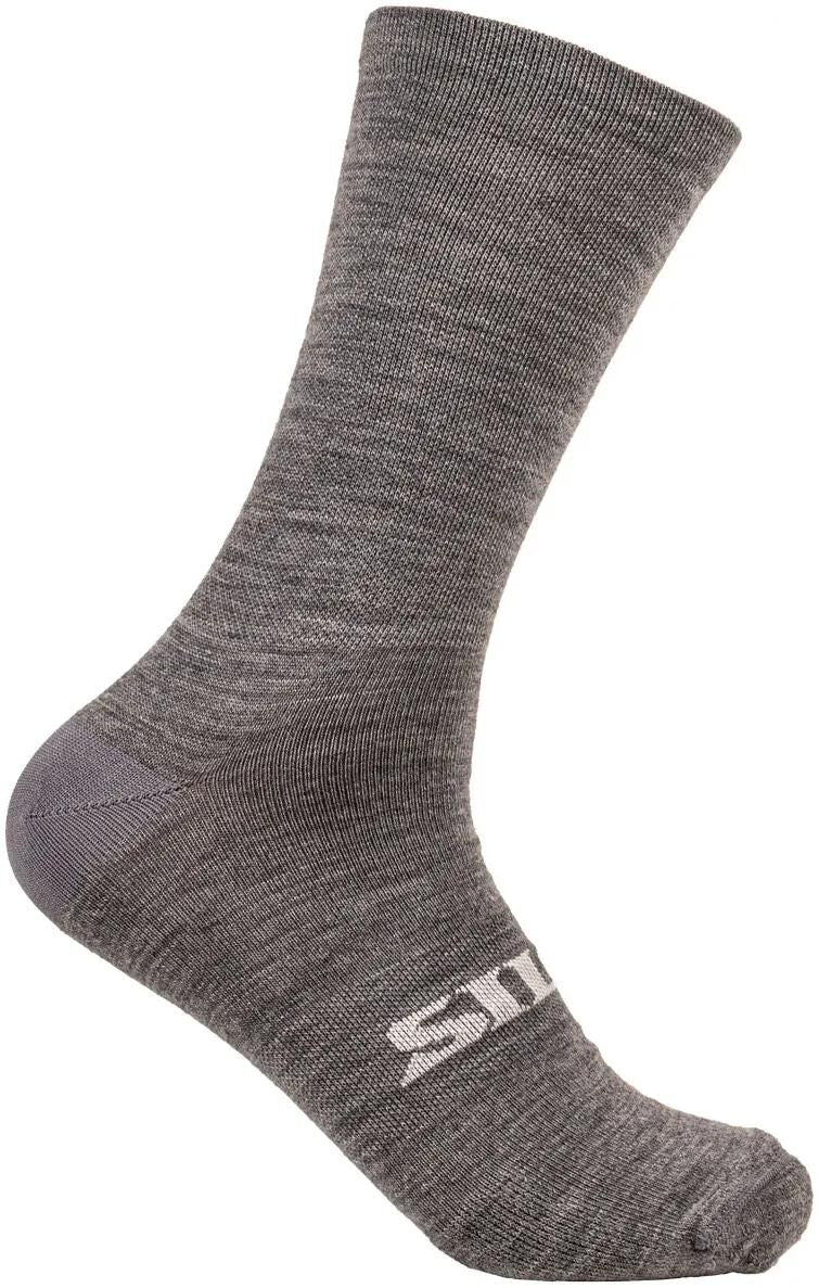 Silca Socken Kieswolle Größe m Grau