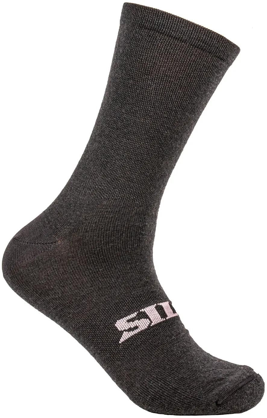 Silca Socken Kieswolle Größe m schwarz