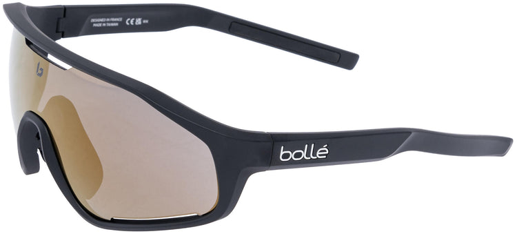 Bollé -Gläser Schalthebel Schwarzes TNS Goldlinse