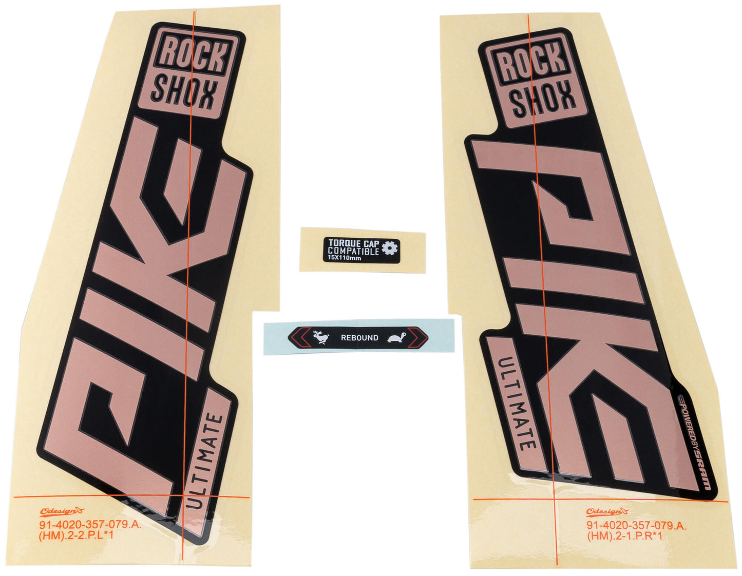 Rockshox Decal Set Rs Pike Ult. Matt Kupfer