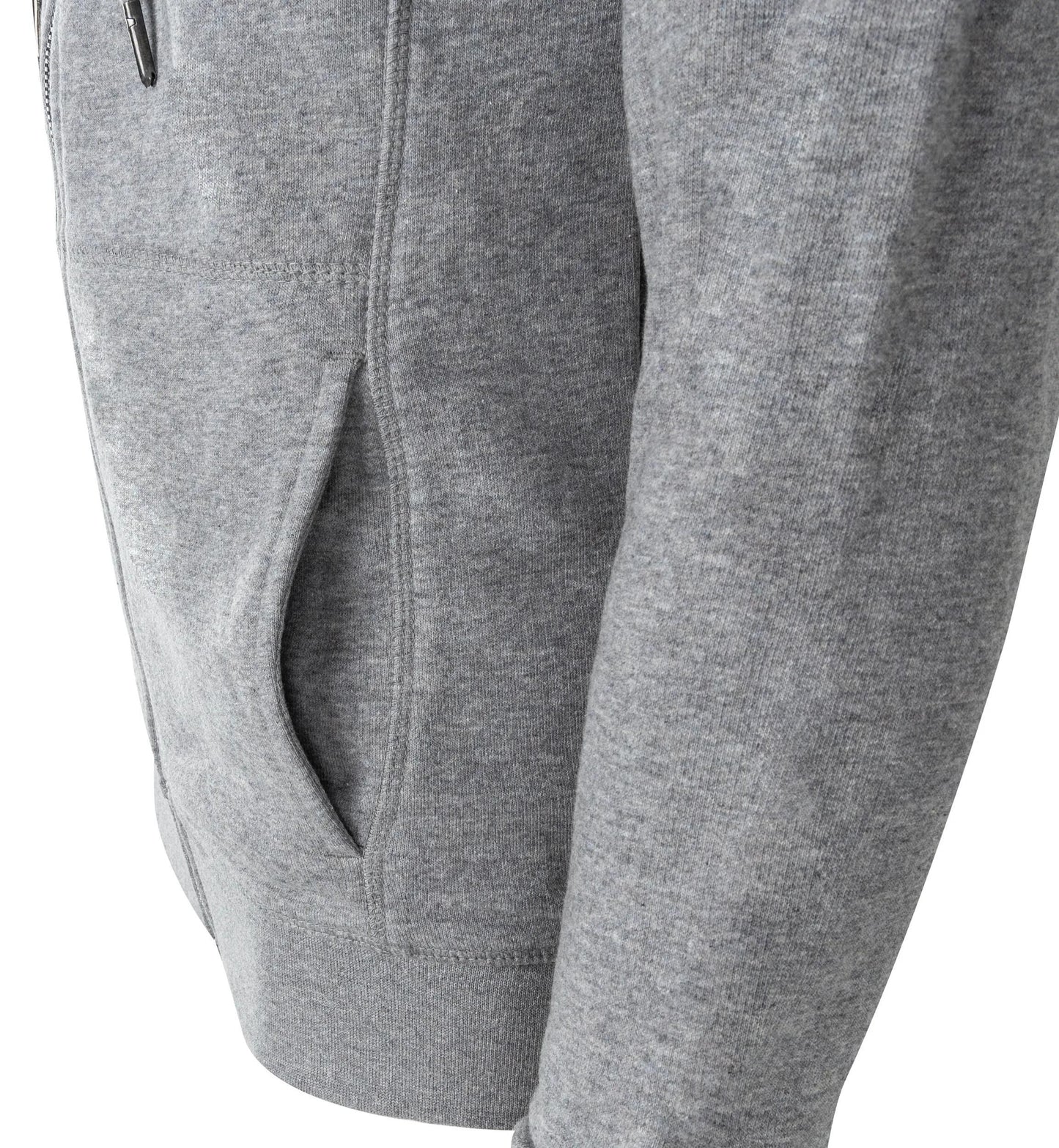 Contec Sweatjack mit Hood Reißverschluss hell