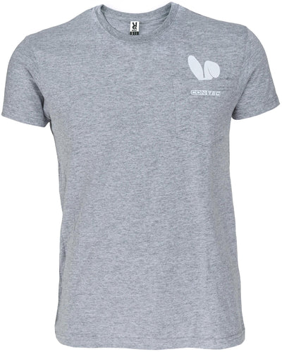Contec T-Shirt Hidden Shirt CT T-Shirts Hidden.Shirt Grau Gr. s