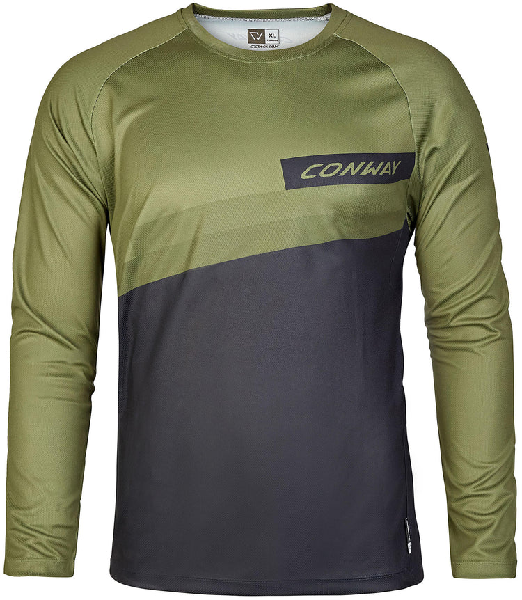 Conway -Hemd mit langen Ärmeln fahren T -Shirt Ls