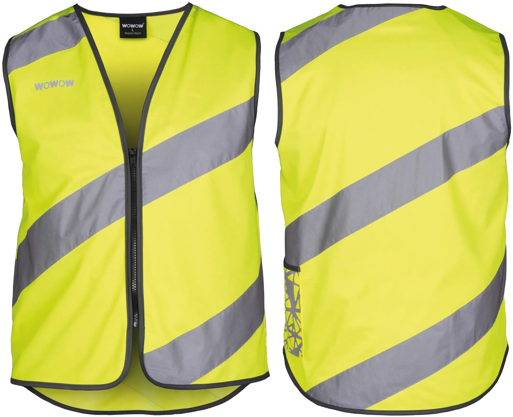 Wowow Reflectivest Roadie Size S Geel
