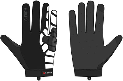 G-Form Handschuh Bolle Winter XS Schwarz Weiß