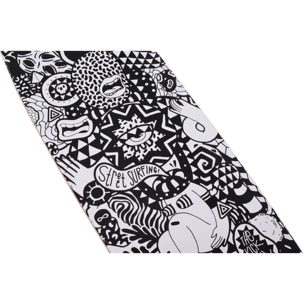 Straßensurfen Surfen Surfen Kicktail Rumble Skateboard