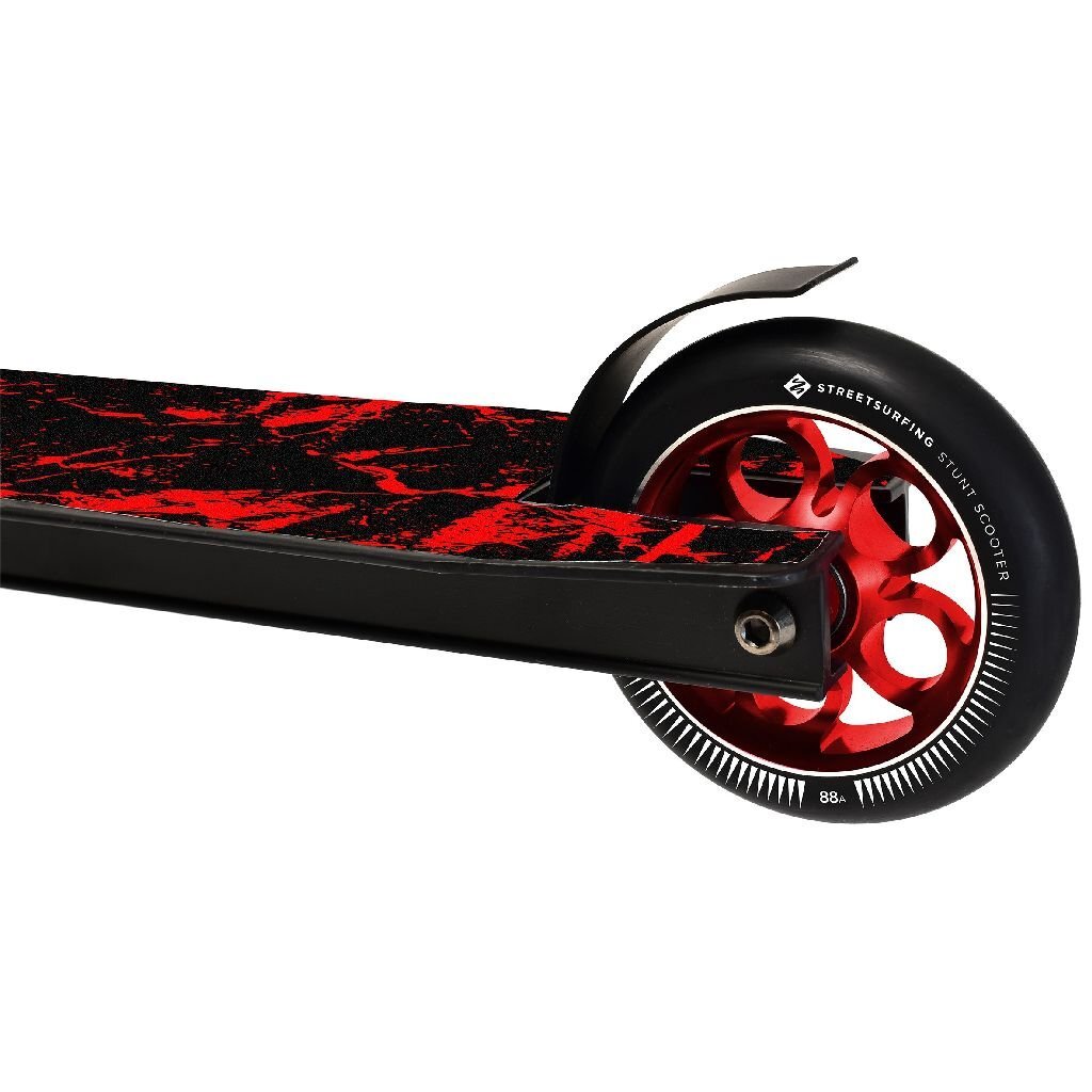 Straßensurfen Surfen Surfing Stuntstep Zerstörer Red Lightning Black Rot