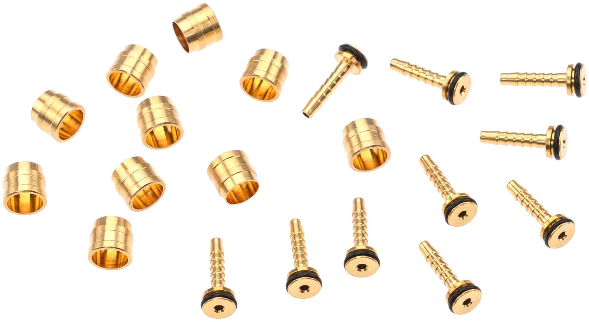 Tektro Bremsschlauch-Set, Olivenstift-Set, 10 Stück, 5,5 mm, Auriga