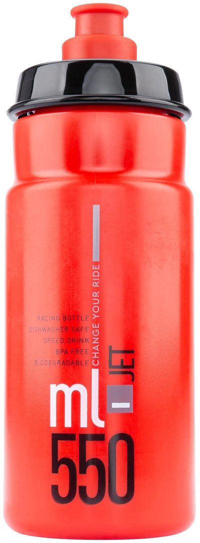 Elite Wasserflasche Jet Plus Bottle Jet Plus 550 ml rot schwarz