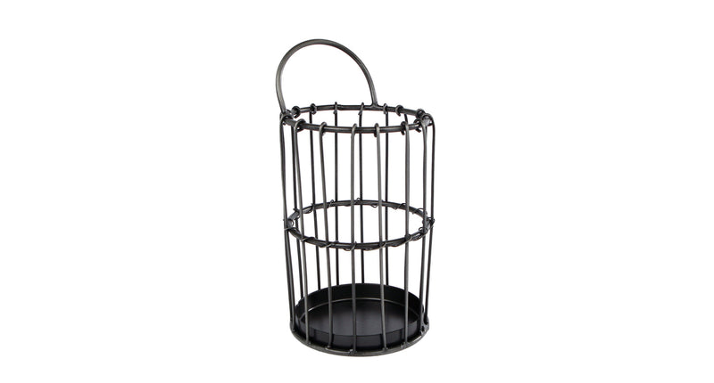 Aufbewahrungsfach Jill Grey Metal 8x8x17cm