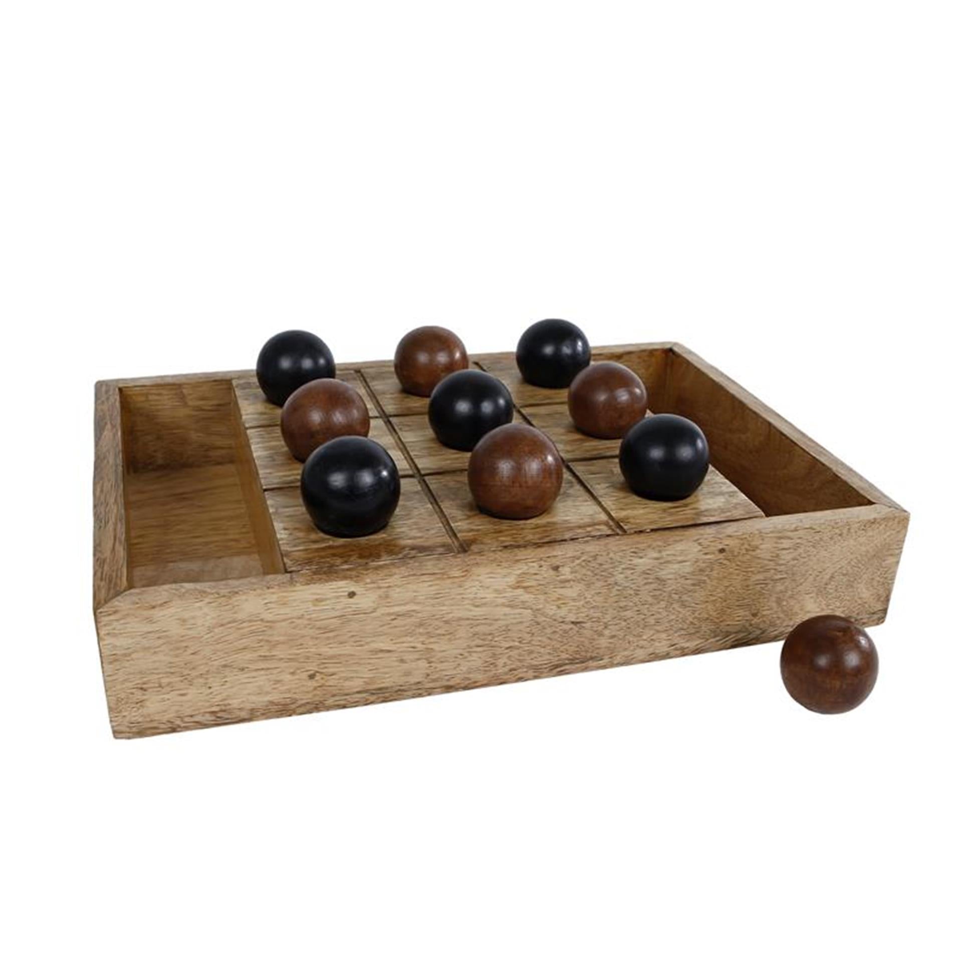 Cosydecor Spiel Tic Tac Toe Holz 30x20x4,25cm