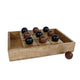 Cosydecor Spiel Tic Tac Toe Holz 30x20x4,25cm