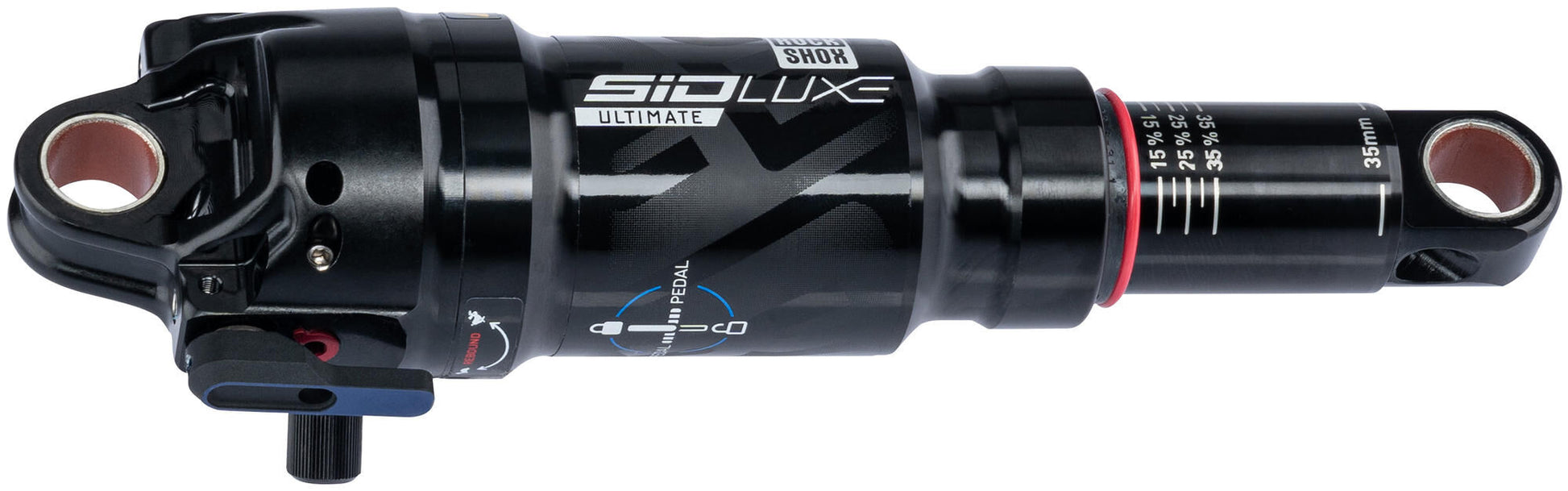 Rockshox Heck -Stoßdock RS Sidluxe 170x35 3pos Hebelblau