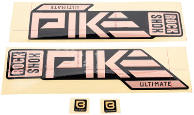 Rockshox Decal Set Rs Kupferfolie Pike ult 27 29 Matt-Copp.