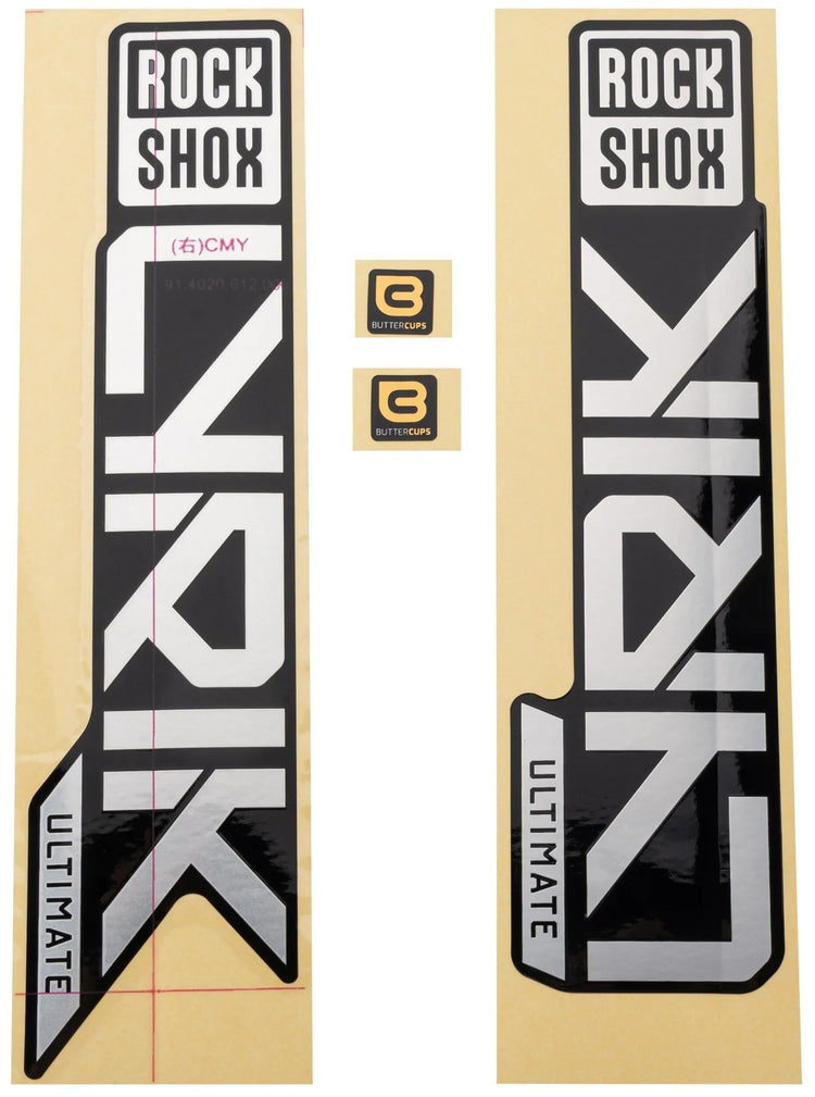 Rockshox Decal Set Rs Matt Folie Lyrik Ult 27 29 Matt-Sil.