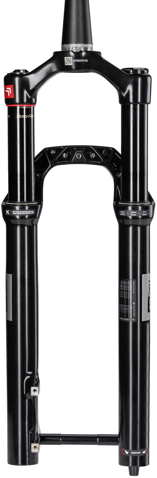 Rockshox RS Suspension Fork Reba G 27 130mm 3p CRN 44 Schwarz